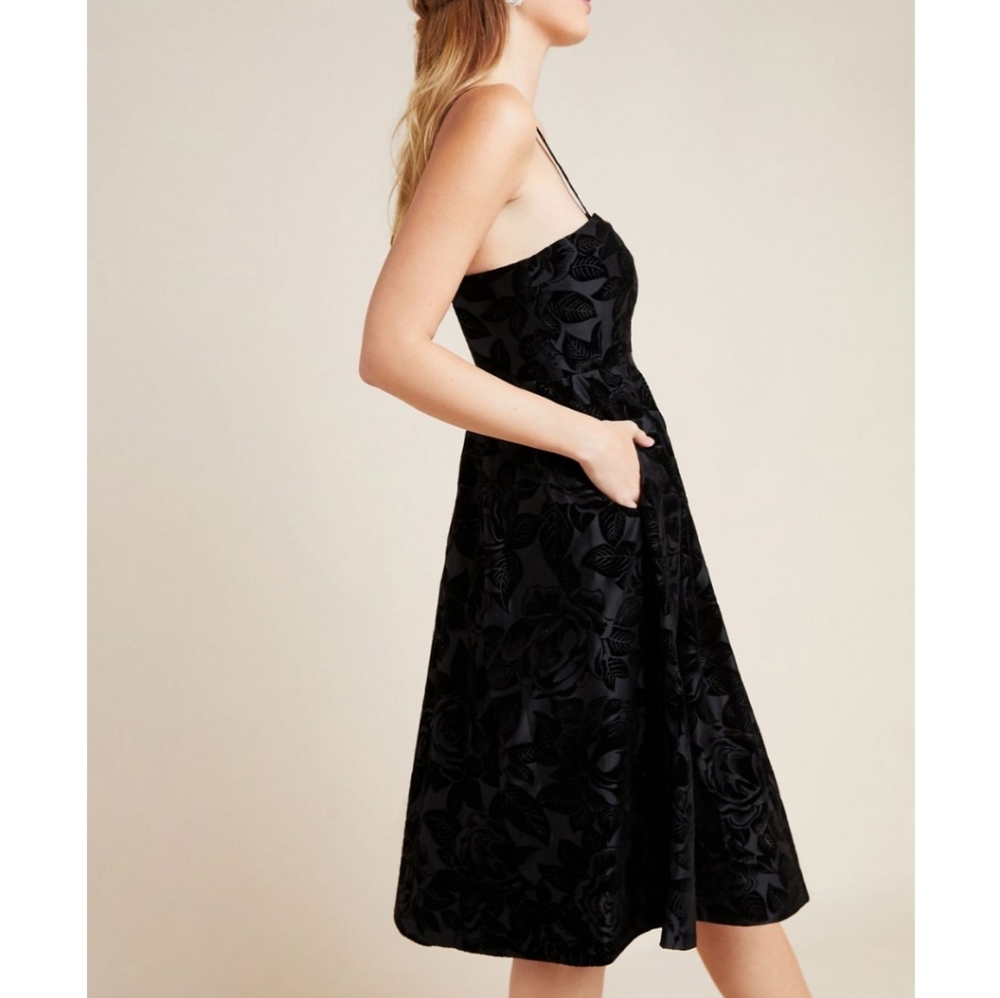 🍒NWT🍒 ANTHROPOLOGIE JACQUARD RETRO DRESS